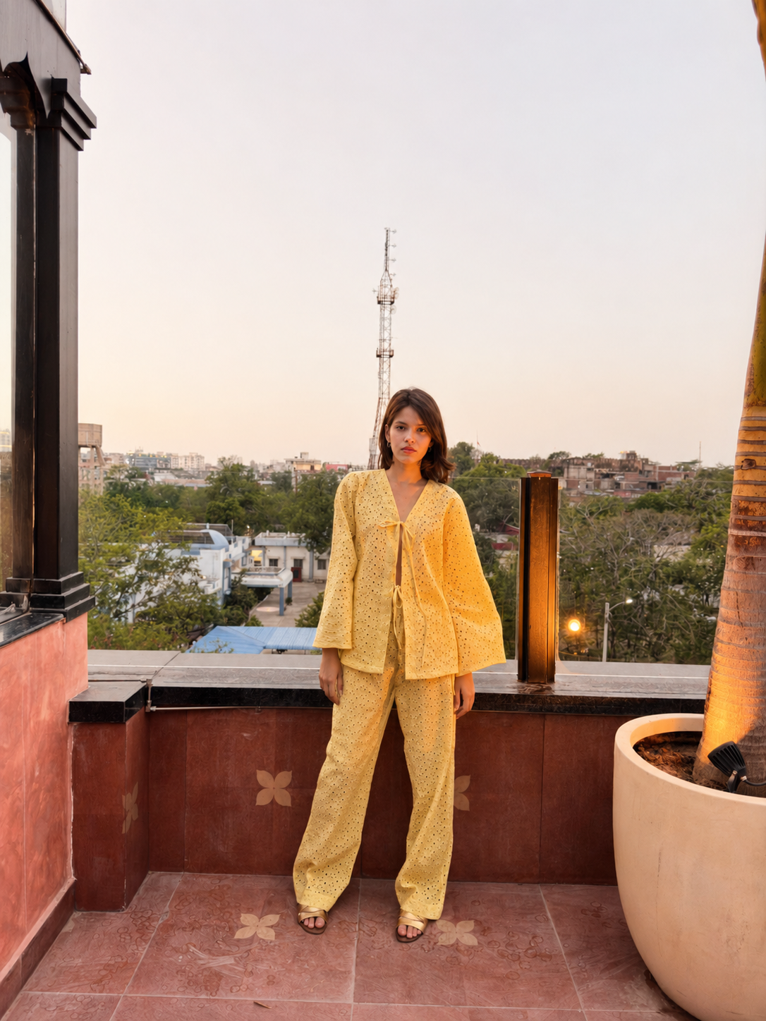 Sunlit Broderie Co-Ord Set